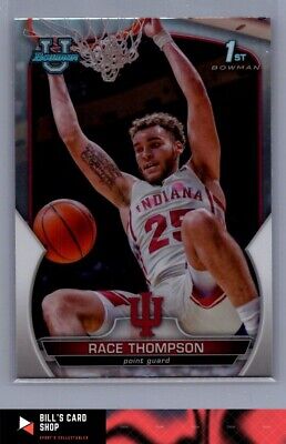 2022-23 Bowman University Chrome #65 Race Thompson