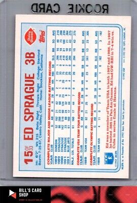 1992 Topps Dairy Queen Team USA #15 Ed Sprague