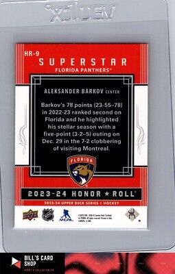 2023-24 Upper Deck #HR-9 Aleksander Barkov Honor Roll