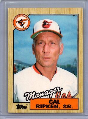 1987 Topps Traded #102T Cal Ripken, Sr. Near mint or better