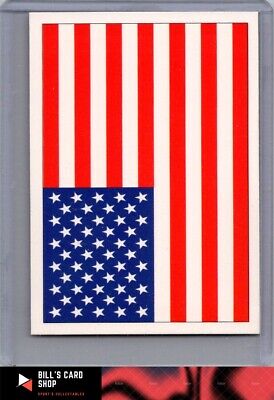 1991 Score #737a American Flag "© 1991 SCORE"