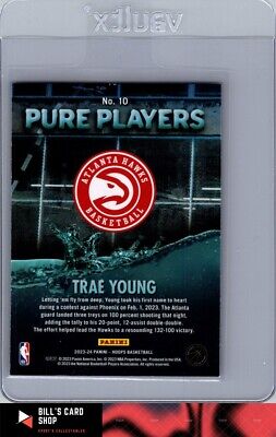 2023-24 Hoops #10 Trae Young Pure Players