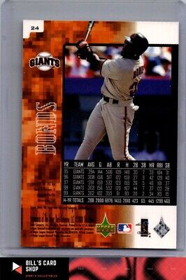 1998 UD Ionix Barry Bonds San Francisco Giants #24