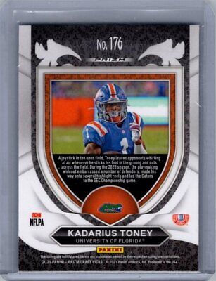 2021 Panini kadarius Toney Crusade Holo Excellent