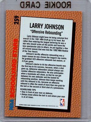 1992 Fleer #259 Larry Johnson Excellent