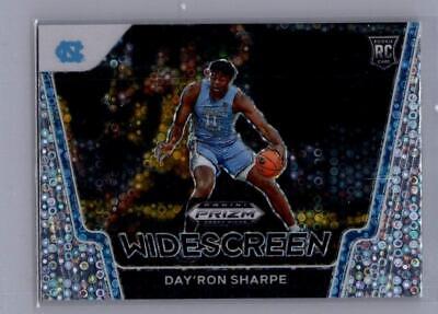 Day'Ron Sharpe 2021-22 Panini Prizm Draft Picks White Sparkle Rookie WIDESCREEN