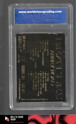 Beatles Abbey Road Album 23 KT Gold Card Graded Gem MINT 10