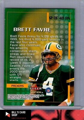 2000 Impact #12 RN Brett Favre Rewind '99