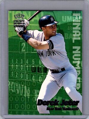 2000 Pacific Crown Royale #17 Derek Jeter Final Numbers Excellent