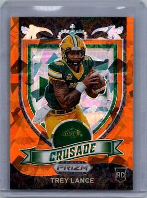 2021 Panini Orange  Cracked Ice #164 Trey Lance Crusade