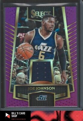 2016-17 Select Swatches Prizms #55 Joe Johnson Jersey Game Used Patch 14/99