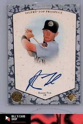 Robert Fick Autographed Upper Deck Baseball