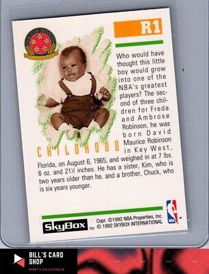 1992-93 SkyBox #R1 David Robinson David Robinson Flagship Series