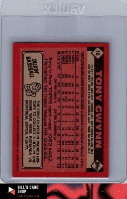 1986 Topps #10 Tony Gwynn