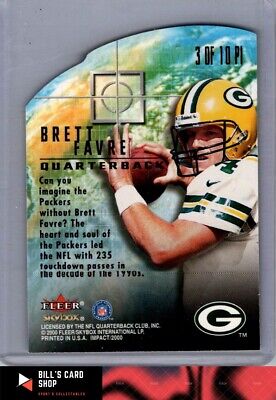 2000 Impact #3 PI Brett Favre Point of Impact