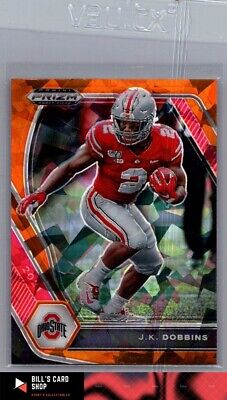 2021 Panini Prizm Draft Picks Collegiate #78 J.K. Dobbins Red Ice