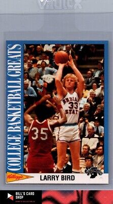 1992 Kellogg's Raisin Bran College Basketball Greats #7 Larry Bird