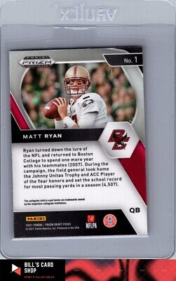 2021 Panini Prizm Draft Picks Collegiate #1 Matt Ryan