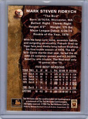 1994 Ted Williams #31 Mark Fidrych Excellent