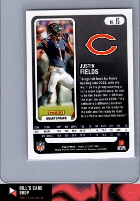 2022 Panini Absolute #15 Justin Fields Green