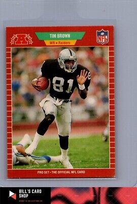 1989 Pro Set #183 Tim Brown