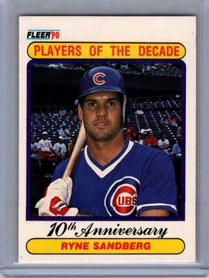 1990 Fleer #625 Ryne Sandberg Excellent