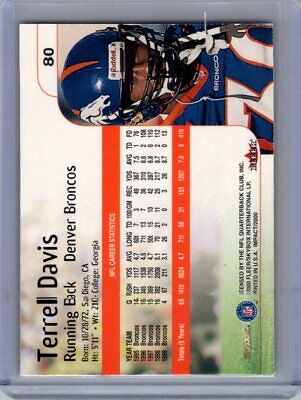 2000 Impact #80 Terrell Davis Excellent