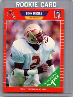 1989 Pro Set #486 Deion Sanders Excellent