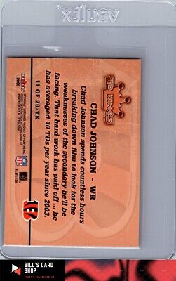 2005 Ultra #11/TK Chad Johnson TD Kings Die Cuts