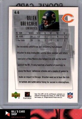 2001 Upper Deck MVP #46 Brian Urlacher