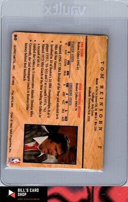 1993 Action Packed Hall of Fame #80 Tom Heinsohn