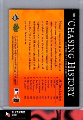 2002 Upper Deck #CH11 Fred McGriff Chasing History