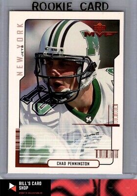 2000 Upper Deck MVP #208 Chad Pennington Silver Script