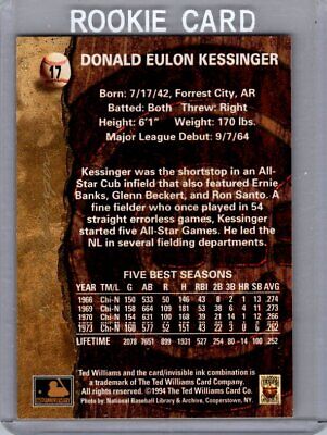 1994 Ted Williams #17 Don Kessinger