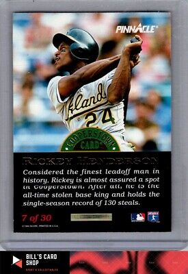 1993 Pinnacle Cooperstown #7 Rickey Henderson