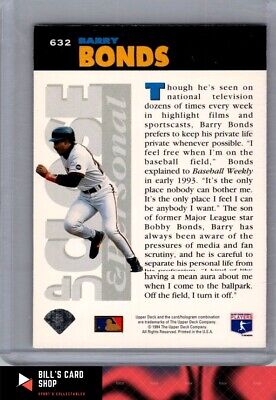 1994 Collector's Choice #632 Barry Bonds