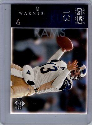 2001 UD Game Gear #72 Kurt Warner Excellent