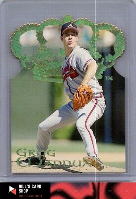 1995 Pacific #1 Greg Maddux Gold Crown Die Cuts