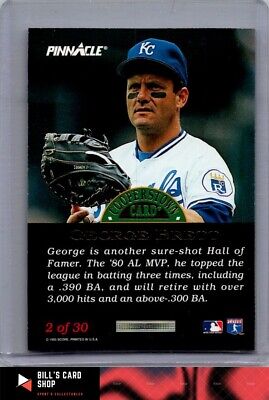 1993 Pinnacle Cooperstown #2 George Brett