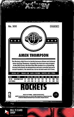 2023-24 Hoops #300 Amen Thompson RC