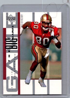 2002 UD Piece of History #BG-23 Jerry Rice The Big Game Excellent