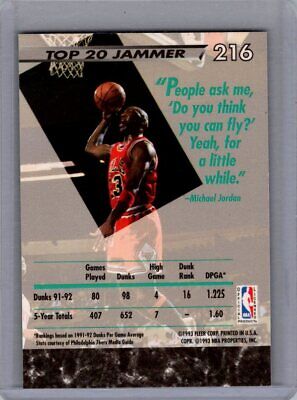 1992 Ultra #216 Michael Jordan Excellent