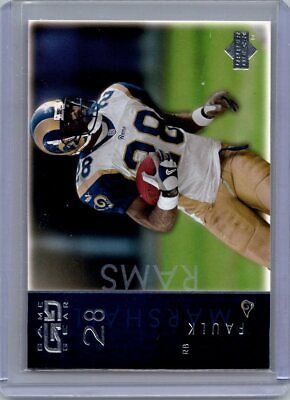 2001 UD Game Gear #71 Marshall Faulk Excellent