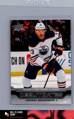 2023-24 Upper Deck #DD-9 Vincent Desharnais Debut Dates