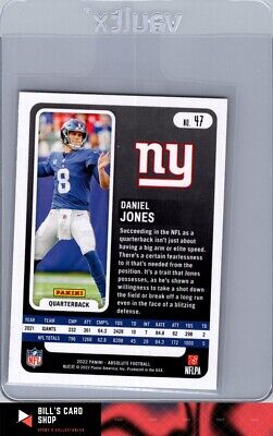 2022 Panini Absolute #47 Daniel Jones Retail