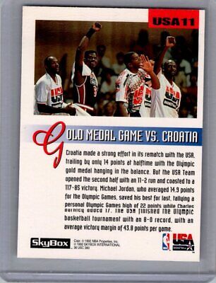 1992 SkyBox #USA11 Michael Jordan Olympic Team Excellent