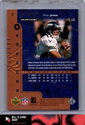 2001 Upper Deck Ovation #30 Brian Griese