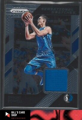 2018-19 Panini Prizm Sensational Swatches Dwight Powell Patch Dallas Mavericks