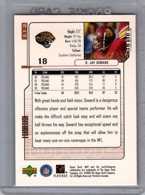 2000 Upper Deck MVP #212 R.Jay Soward Silver Script Excellent