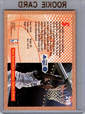 1992 Fleer  #298 Shaquille O'Neal Excellent